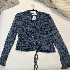 Brand new blue blouse